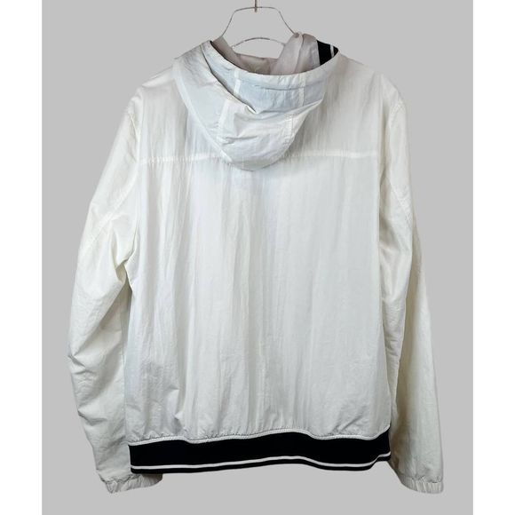 TOMMY HILFIGER Boathouse Hooded Bomber Jacket in White Men's Large - Picture 7 of 11